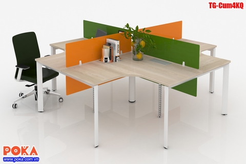 Chân bàn tam giác không quỳ cụm 4 góc 2400x2400mm Chân bàn tam giác không quỳ cụm 4 góc 2400x2400mm