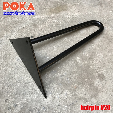 Chân bàn sắt hairpin V20