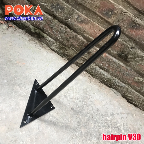 Chân bàn sắt hairpin V30