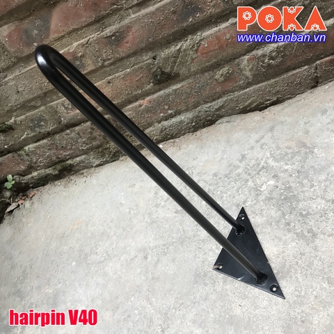 Chân bàn sắt hairpin V40 Chân bàn sắt hairpin V40