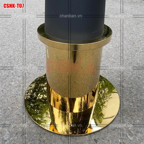 Chân bàn thép tròn mạ vàng CSNK-T07 Chân bàn thép tròn mạ vàng CSNK-T07