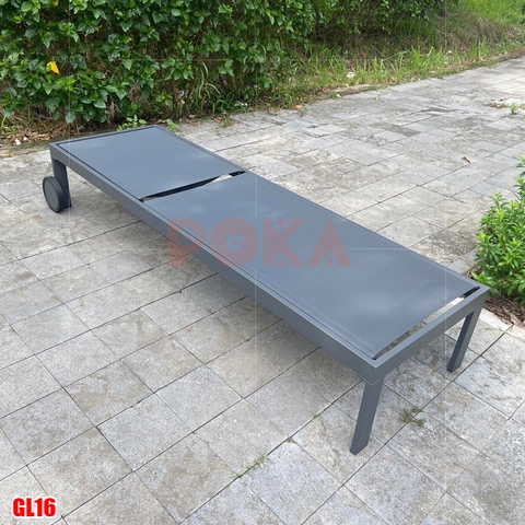 Ghế bể bơi nhôm textilene GL16 Ghế bể bơi nhôm textilene GL16