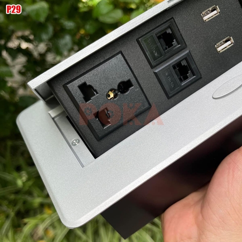 Hộp điện đa năng âm bàn P29 Hộp điện đa năng âm bàn P29