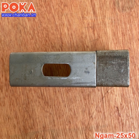 Ngàm âm dương răng cưa sắt hộp 25x50 Ngàm âm dương răng cưa sắt hộp 25x50