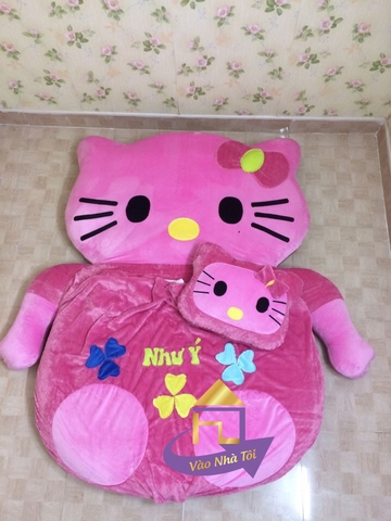 Nệm Bông Hình Thú Hello Kitty
