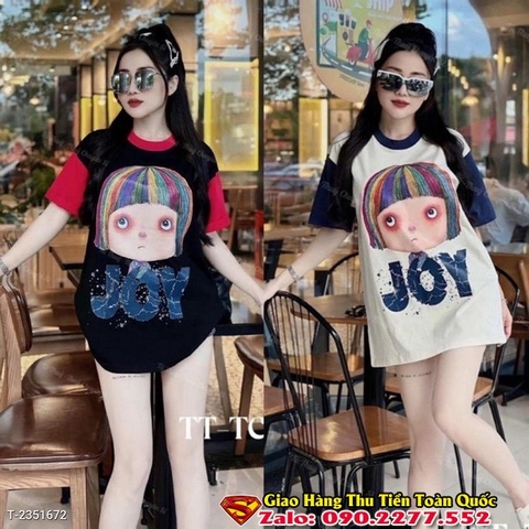 Áo Phông 3158 Unisex Tay Lỡ Form Rộng Joy