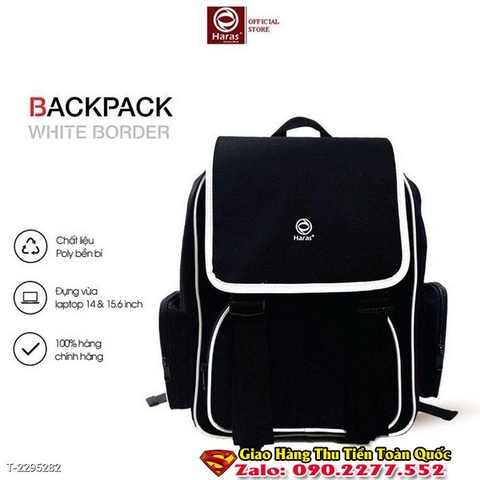 Balo Đi Học Nam Nữ Thời Trang Chất Liệu Chống Thấm Nước Haras Backpack Hr343