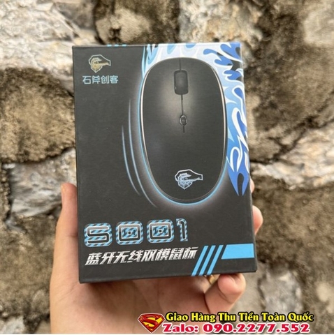 Chuột không dây S001 có 2 chế độ Bluetooth & USB 2.4G