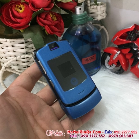 Điện Thoại Cũ Giá Rẻ Motorola V3i Màu Xanh Chính Hãng