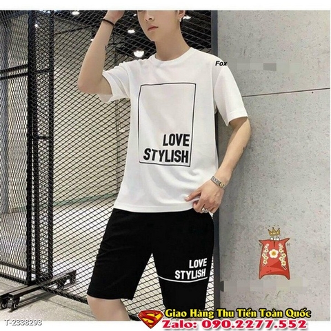 Đồ Bộ Thể Thao Nam Nữ Unisex Love Stylish