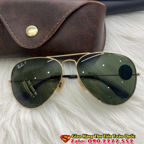 Kính Rayban Polarized Cũ Dùng Lướt Còn Đẹp ( Mắt Xanh Đen )