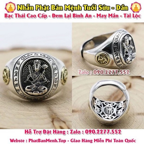 Nhẫn Phong Thủy Tuổi Giáp Dần 1974 ( Feng Shui Rings ) Tăng Tài Lộc Tránh Xui