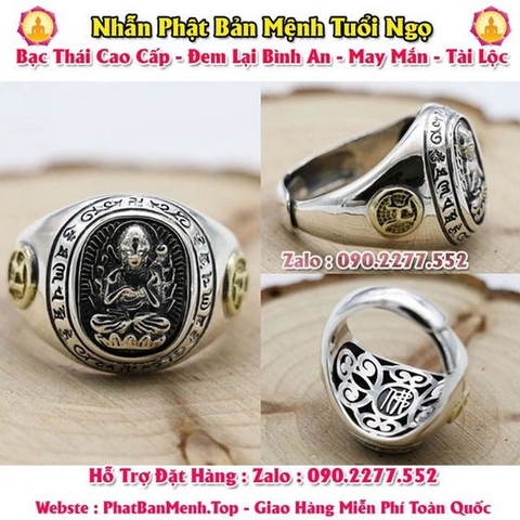 Nhẫn Phong Thủy Tuổi Canh Ngọ 1990 ( Feng Shui Rings ) Tăng Tài Lộc Tránh Xui