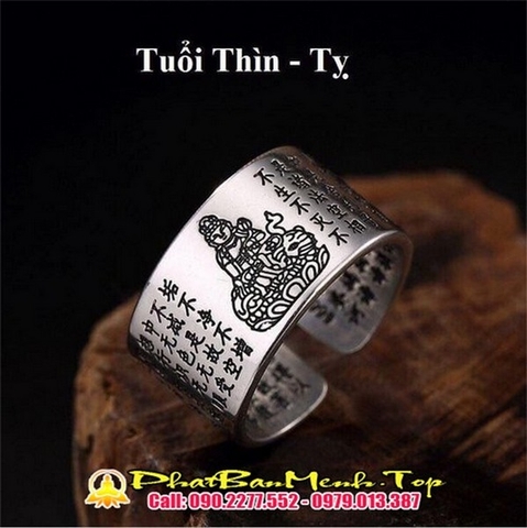 Nhẫn Phong Thủy Tuổi Bính Thìn 1976 ( Feng Shui Rings ) Tăng Tài Lộc Tránh Xui