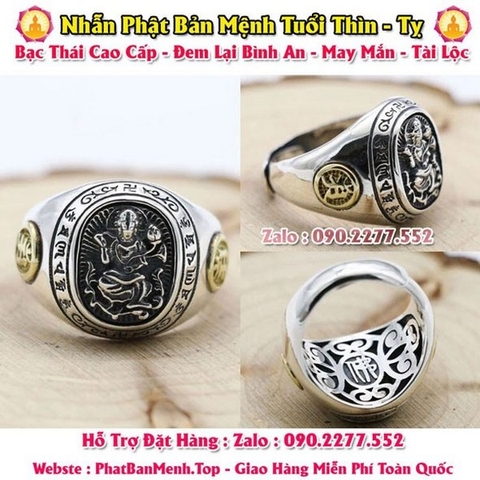 Nhẫn Phong Thủy Tuổi Bính Thìn 1976 ( Feng Shui Rings ) Tăng Tài Lộc Tránh Xui