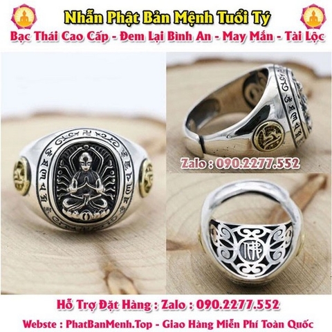 Nhẫn Phong Thủy Tuổi Giáp Tý 1984 ( Feng Shui Rings ) Tăng Tài Lộc Tránh Xui