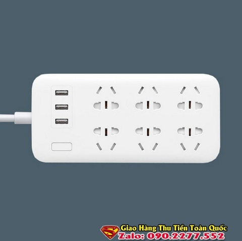 Ổ Cắm Điện Thông Minh Xiaomi Power Trip 9 cổng , 3 USB - Trắng