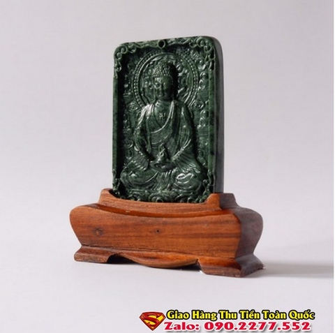 Tượng Phật Bản Mệnh Để  Xe Ô Tô Cao 12 Cm ( Phật Bản Mệnh Tuổi Tuất, Tuổi Hợi )