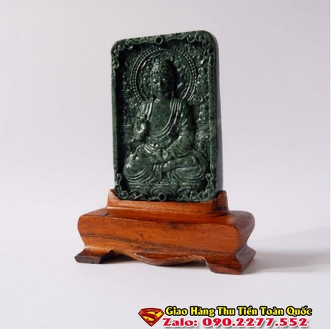 Tượng Phật Bản Mệnh Để  Xe Ô Tô Cao 12 Cm ( Phật Bản Mệnh Tuổi Mùi, Tuổi Thân )