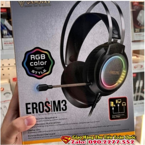 Tai nghe Gaming hãng GAMDIAS Eros E3 ( hàng Mỹ )