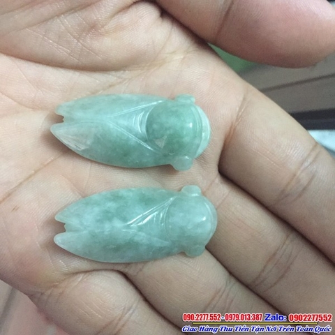 Mặt dây chuyên ve sầu ngọc jade