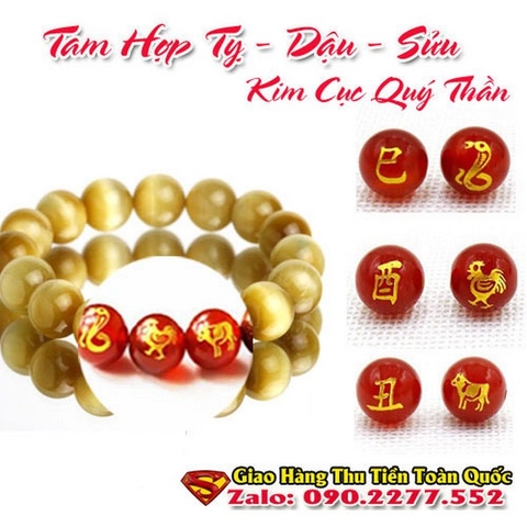 Vòng Tay Phong Thủy Hợp Tuổi Kỷ Sửu 2009 ( Mệnh Tích Lịch Hỏa )