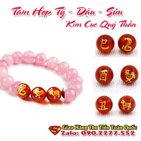 Vòng Tay Phong Thủy Hợp Tuổi Tân Tỵ 2001 ( Mệnh Bạch Lạp Kim )