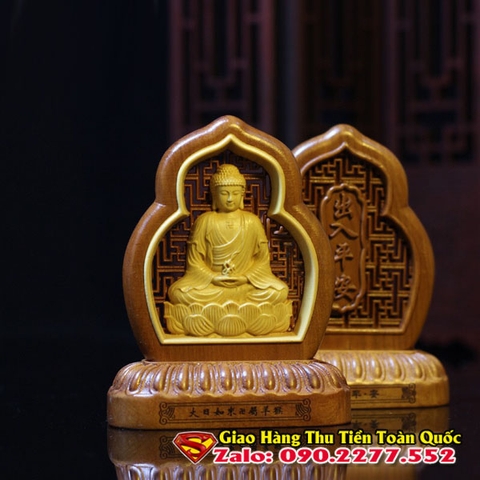 Tượng Phật Để Xe Ô Tô Hơp Tuổi Thân ( Cao 9 Cm Rộng 7,5cm )