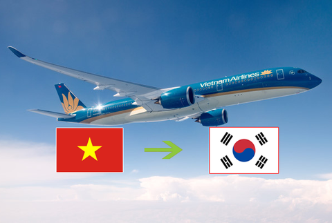 Thời gian bay từ Việt Nam sang Hàn Quốc mất mấy tiếng?