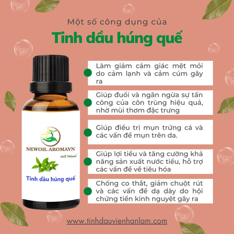 Tinh dầu Húng Quế nguyên chất Newoil Aromavn