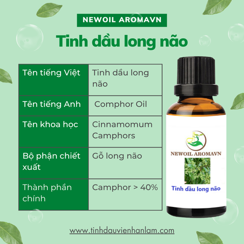 Tinh dầu long não nguyên chất Newoil Aromavn