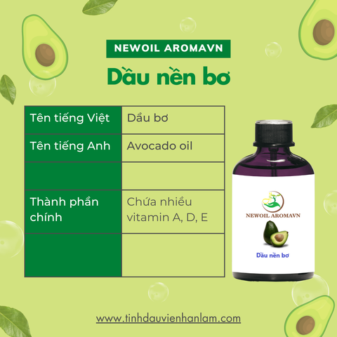 Dầu bơ (Avocado oil)