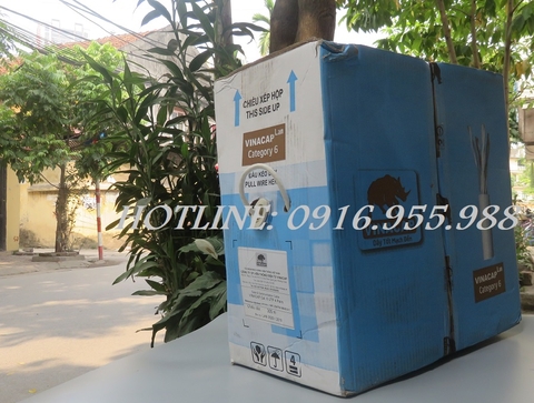 Dây cáp mạng Cat6e UTP 4pair (đôi) Vinacap