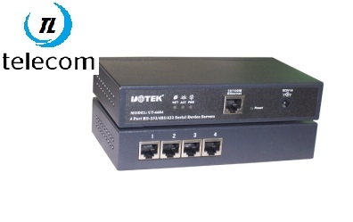 Bộ Chuyển Đổi 4 Cổng RS232/485/422 Sang Ethernet TCP/IP UTEK (UT-6604)