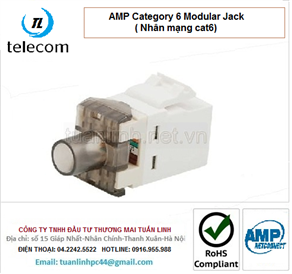 Ổ cắm mạng RJ45 CAT5E AMP