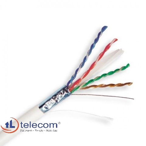 Cáp mạng Cat 6A chống nhiễu 4 đôi FTP, 23WG, LSZH, White 1859218 - 2