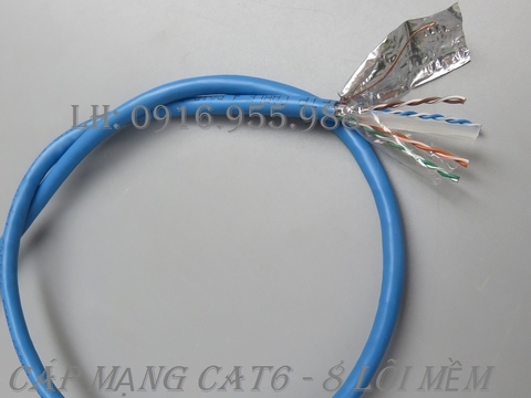 Cáp mạng Cat 6A dùng cho thang máy Alantek 301-60FP80-DSBU