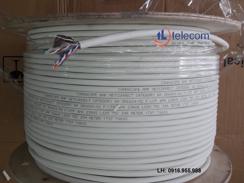 Dây cáp mạng Cat6A FTP 4pair chống nhiễu