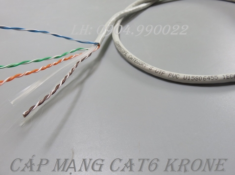 CÁP MẠNG KRONE CAT6 UTP 4 PAIR