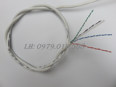 Cáp mạng LAN cat6e utp 4 đôi Vinacap