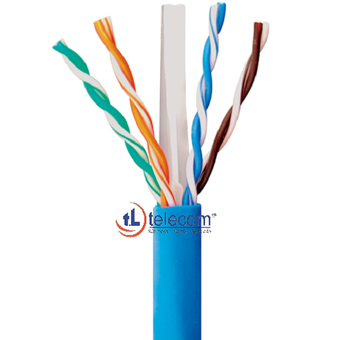 Cáp mạng AMP Cat6 UTP 4 đôi (Pair) chiều dài 305 mét / cuộn. Có CO và CQ cho dự án