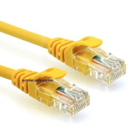 Patch cord, dây nhảy Alantek Cat5 UTP 2.1m màu vàng chính hãng