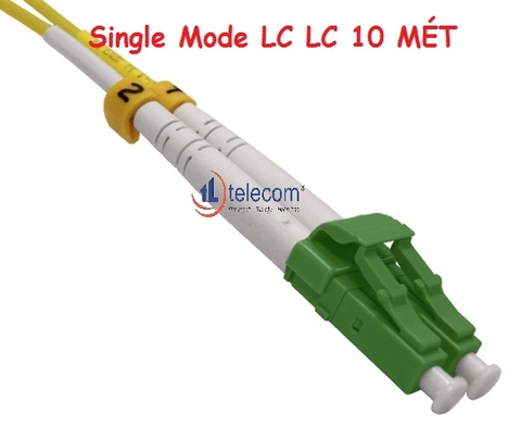 Dây nhảy quang SM Duplex LC/APC-LC/APC 4 đầu vuông nhỏ 10M