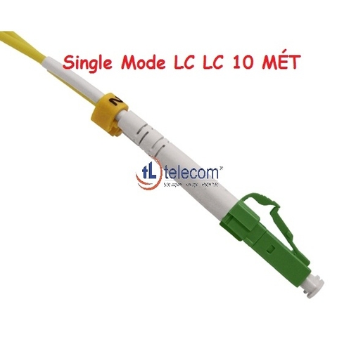 Dây nhảy quang SM Simplex LC/APC-LC/APC 2 đầu vuông nhỏ 10M