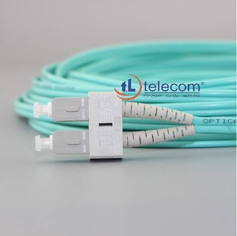 Dây nhảy quang LC - SC Multimode OM3 TLTelecom Duplex 3 mét