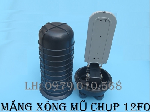 Măng xông cáp quang mũ chụp 12FO