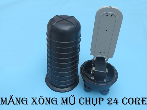 Măng xông cáp quang mũ chụp 24FO