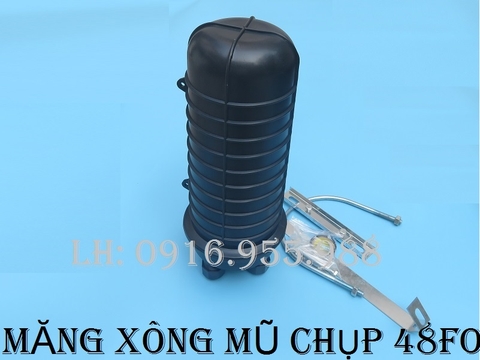 Măng xông cáp quang mũ chụp 48FO