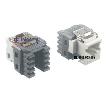 Cat5e Utp Modular Jack, Keystone In-Line, T568 A/B - Adckrone