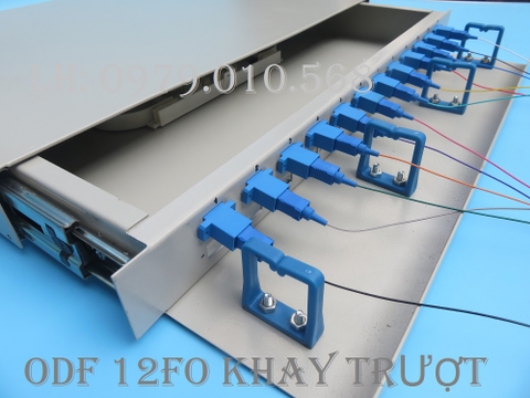 Giá phối quang 19 inch ODF gắn rack dạng trượt